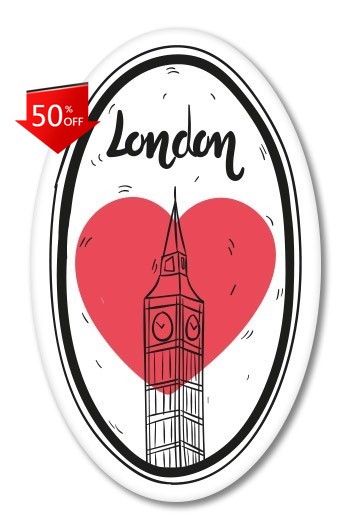 Travel Accessories London - 런던 여행 하트 폰 멋진 캠핑카