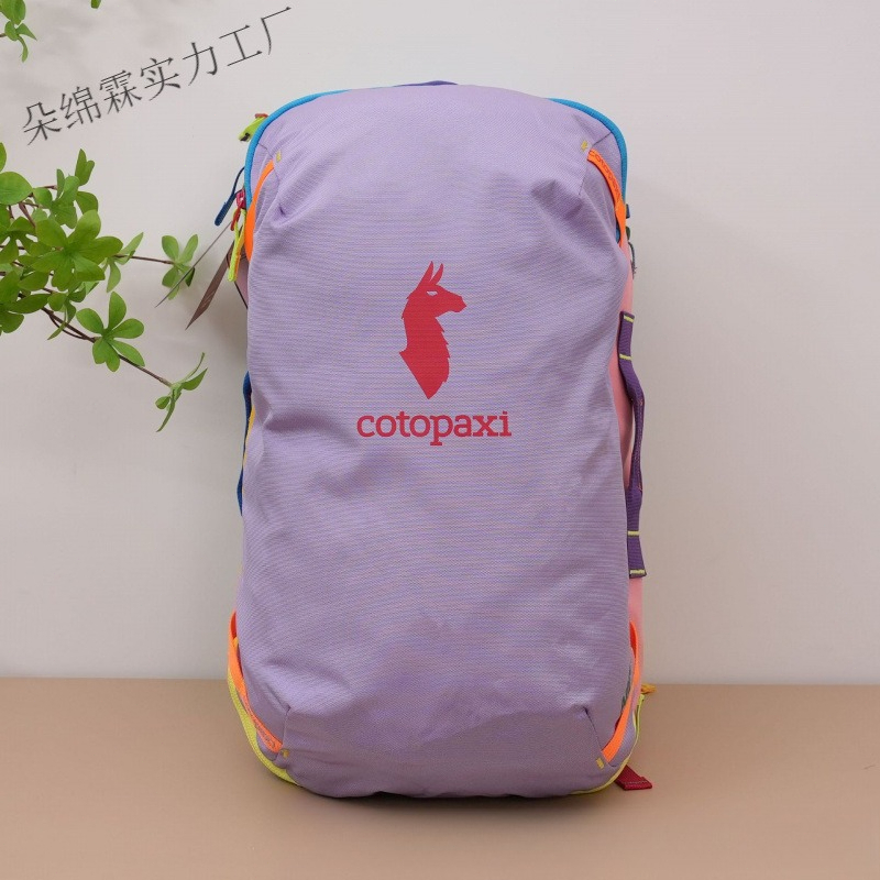 Travel Accessories For Men - 방수 컬러 블록 백팩 남녀공용 대용량