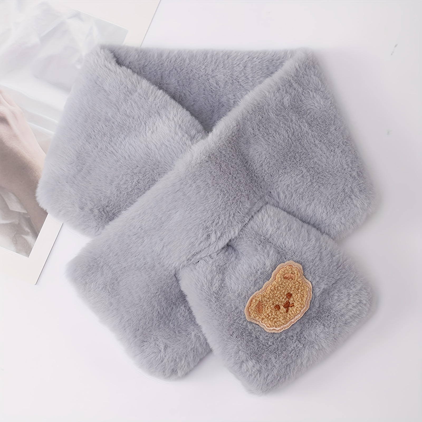 Travel Accessories Useful - 여성용 양털 안감 따뜻한 스카프 &