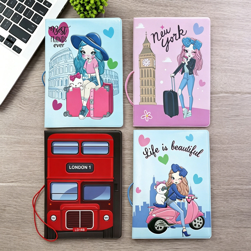 Travel Accessories London - 런던 버스 PVC 여권 홀더 티켓