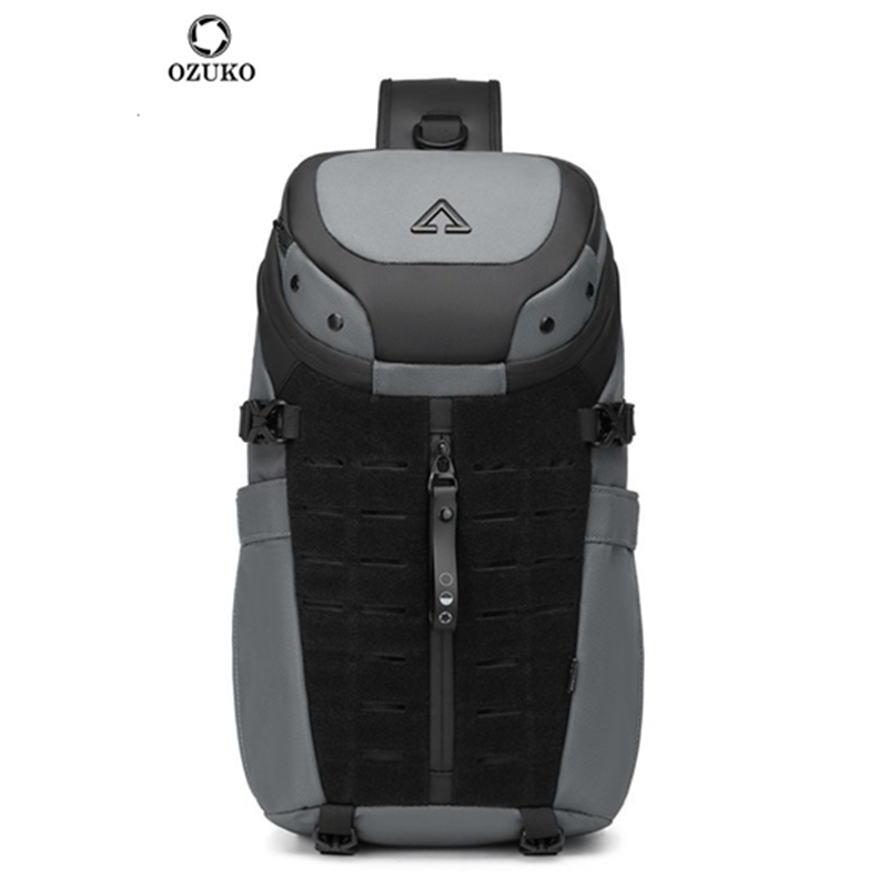 Travel Accessories For Men - 오주코 체스트백 크로스백 남성용 방수 USB
