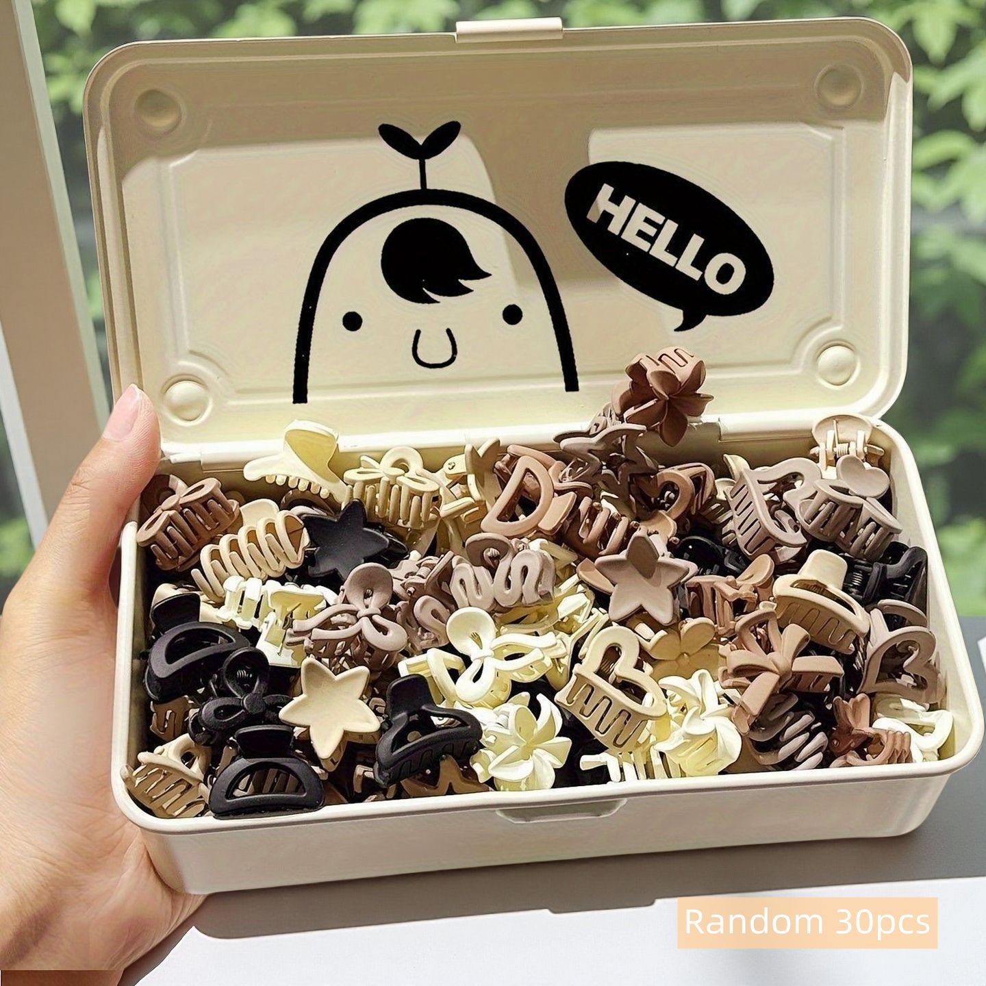 Travel Accessories To Gift - 10/20/30개 베이지 혼합 팩 소형 클립,