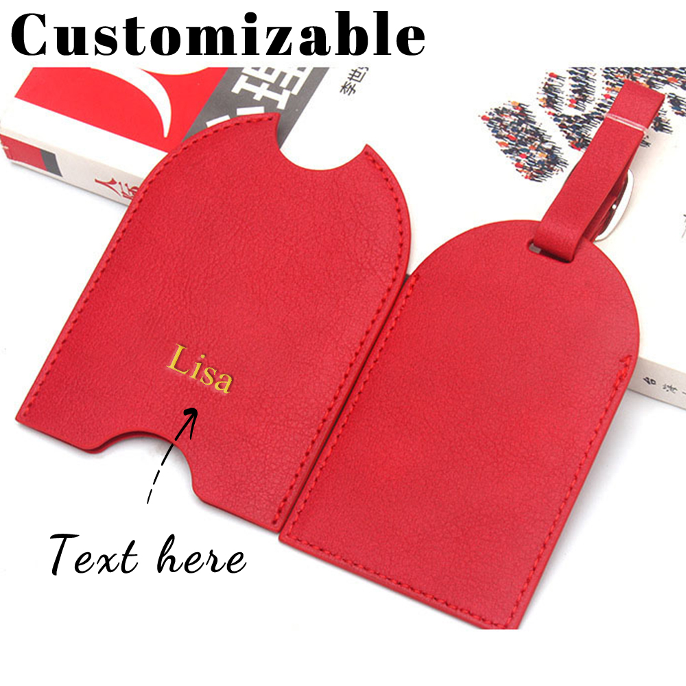Qantas Travel Accessories - 맞춤형 이름표가 있는 풀아웃 수하물 태그,