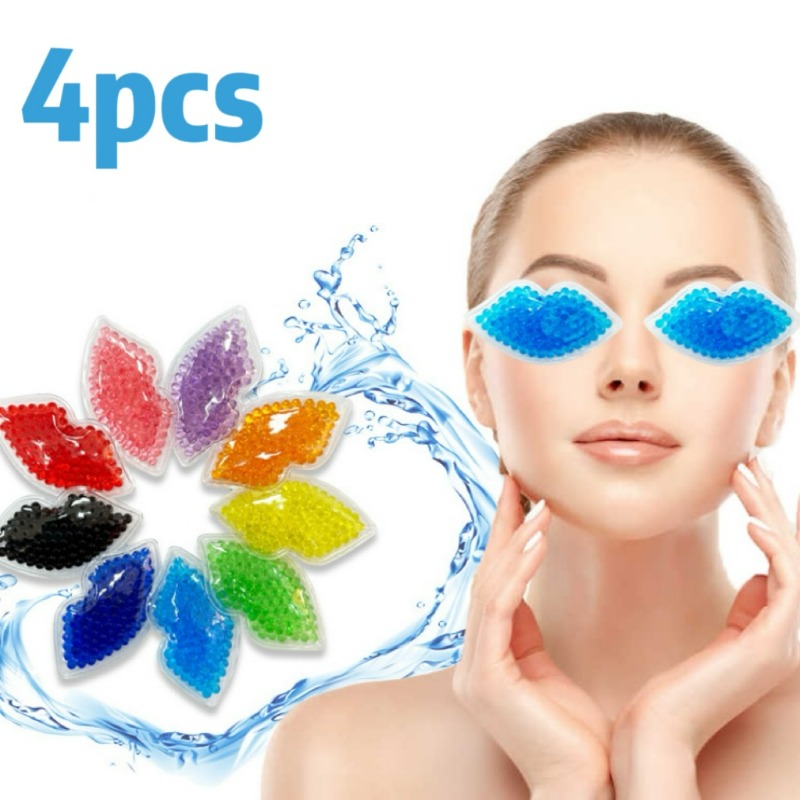 Travel Accessories Pack - 4개입 립 젤 아이스팩, 재사용 가능한