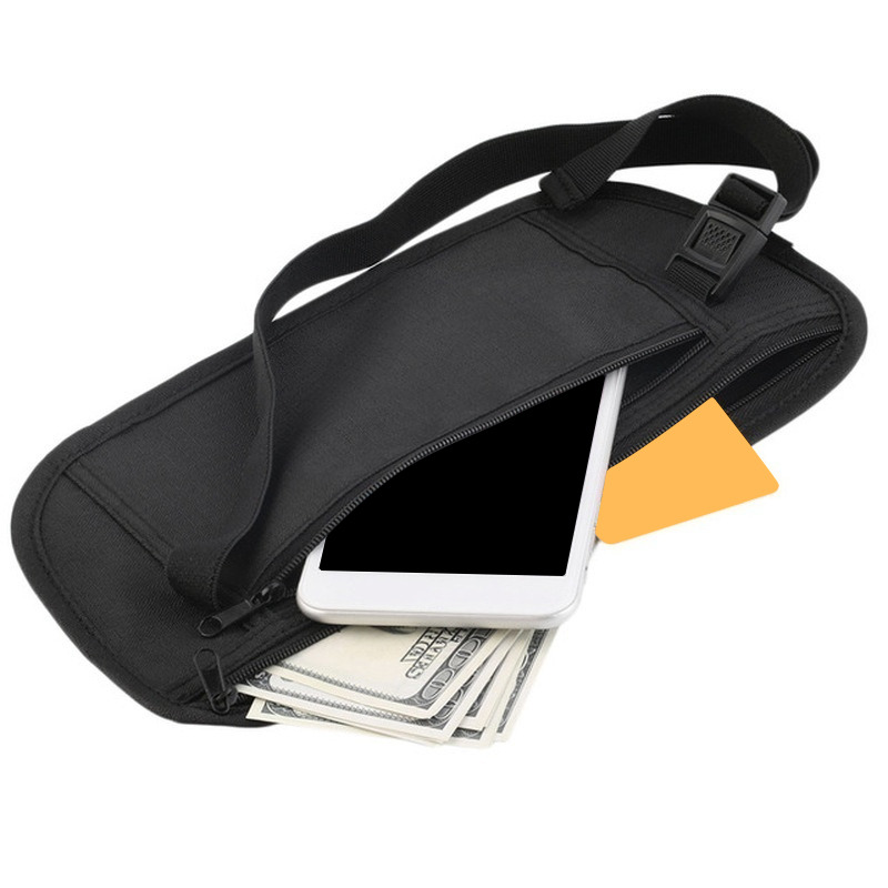 Money Belt Hidden - 보이지 않는 여행 허리 팩 여권