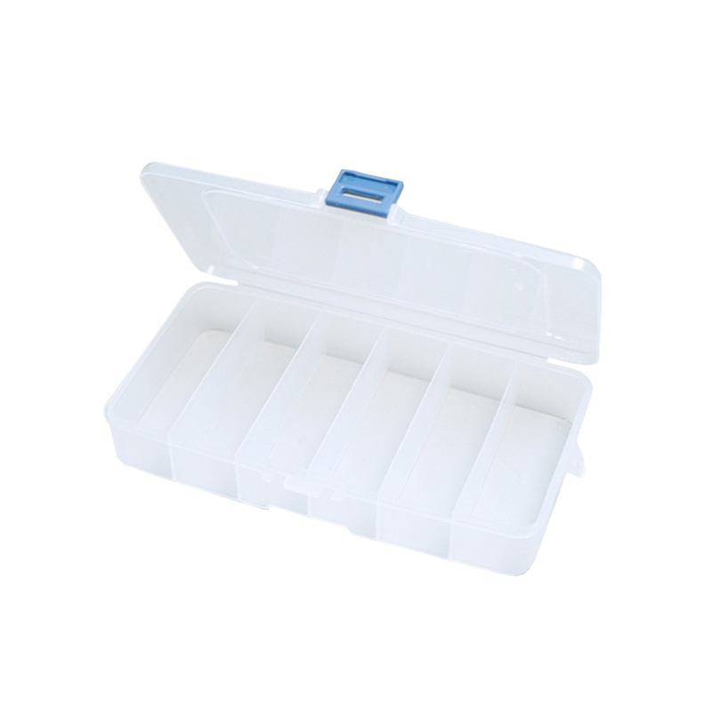 Accessories Travel Jewelry Box - 먼지 방지 투명 5/6칸 휴대용 플라스틱