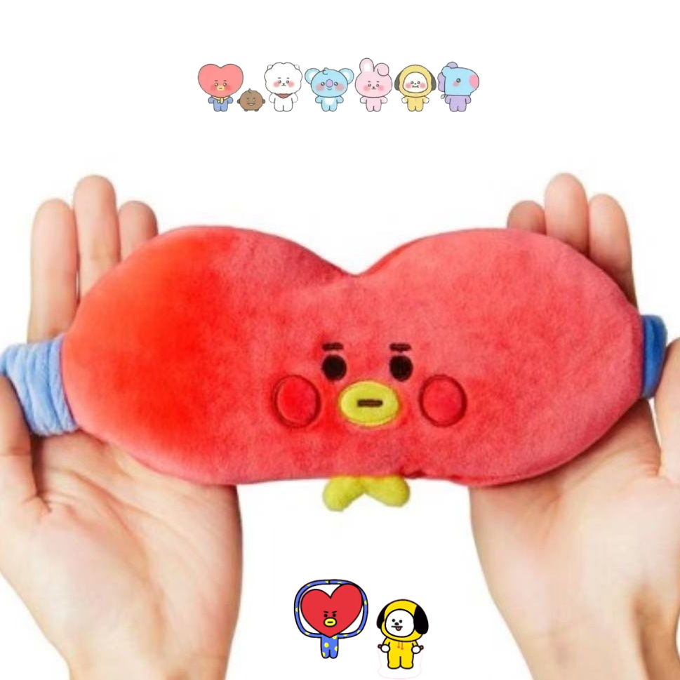 Travel Accessories To Gift - BT21 만화 귀여운 봉제인형 아이 마스크