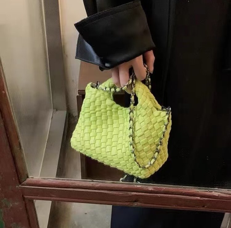 Travel Accessories Luxury - 한국 고급 직조 PU 핸드백 여성