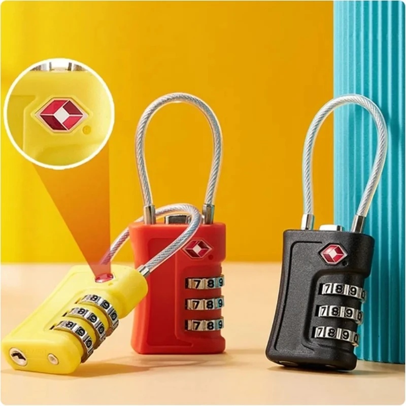Travel Lock Tsa Approved - TSA 세관 잠금장치 3자리 여행용 비밀번호