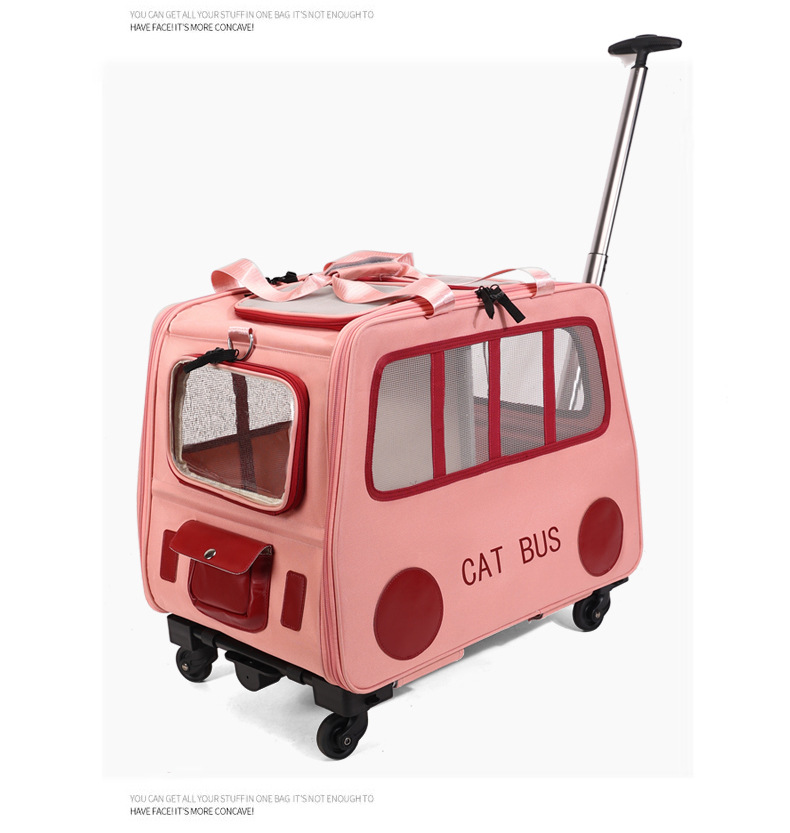 Travel Accessories Dog - 다기능 애완동물 여행 트롤리 케이스 휴대용