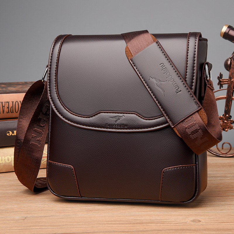 Travel Accessories Luxury - 럭셔리 브랜드 남성 가죽 어깨 가방