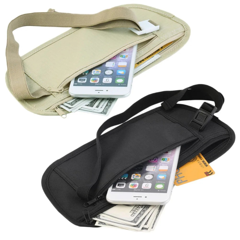 Money Belt Hidden - 여권, 돈, 벨트 가방 등을 담을