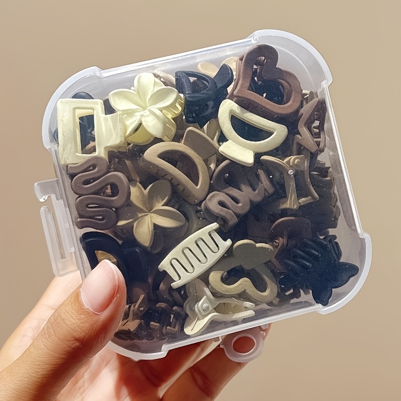 Travel Accessories To Gift - 5/10/20/30개 베이지 혼합 팩 작은 클립,