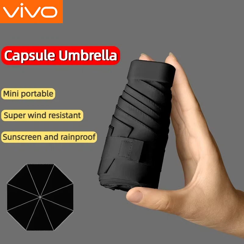 Travel Umbrella Compact - VIVO 울트라 컴팩트 미니 우산 블랙