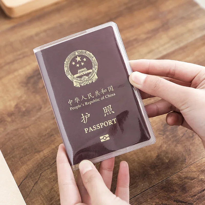 Travel Accessories Useful - PVC 여권 슬리브 투명 반투명 방수