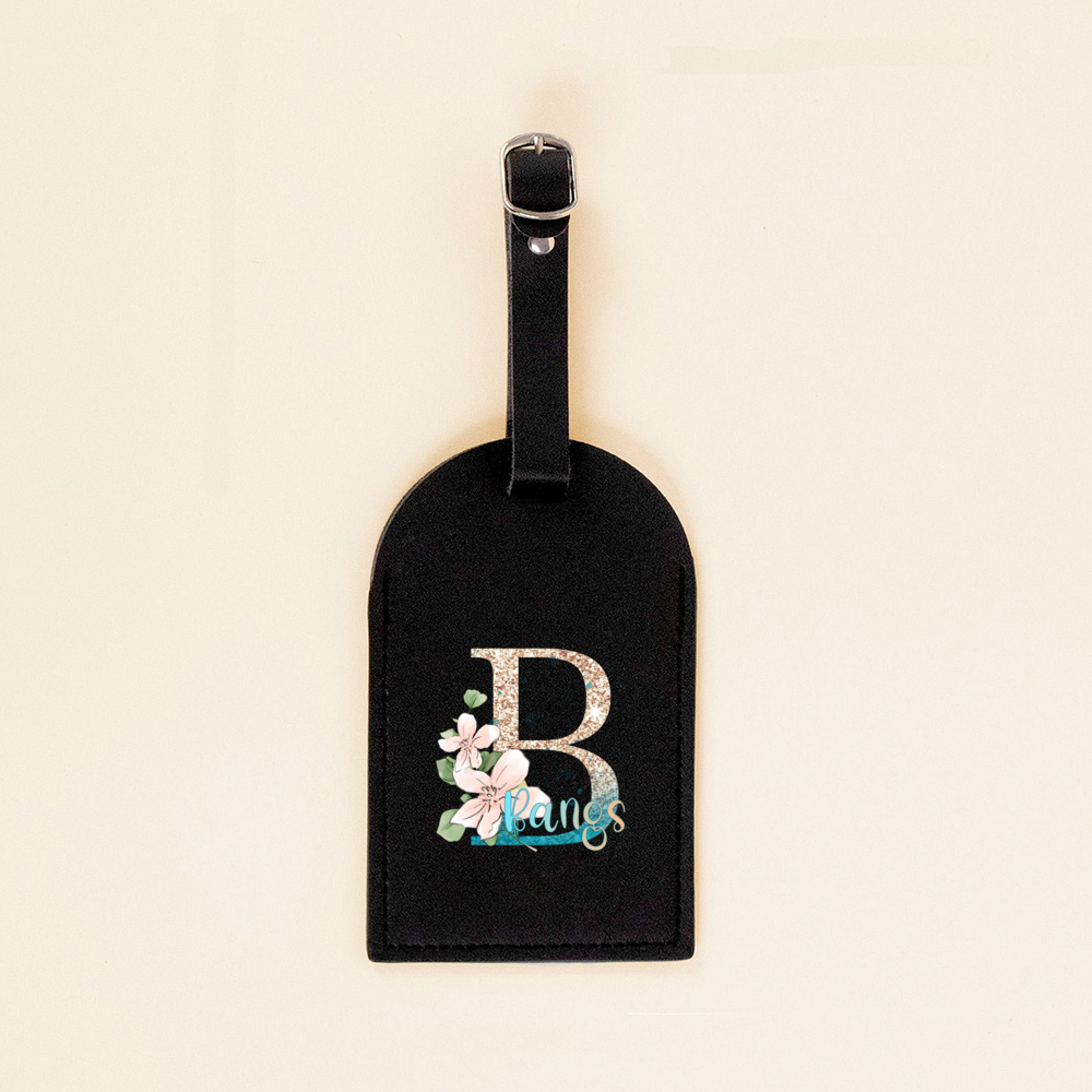 개인화 된 PU 수하물 태그 이름이있는 편지 가방 라벨 - Travel Accessories Gifts For Her 리뷰 및 가격