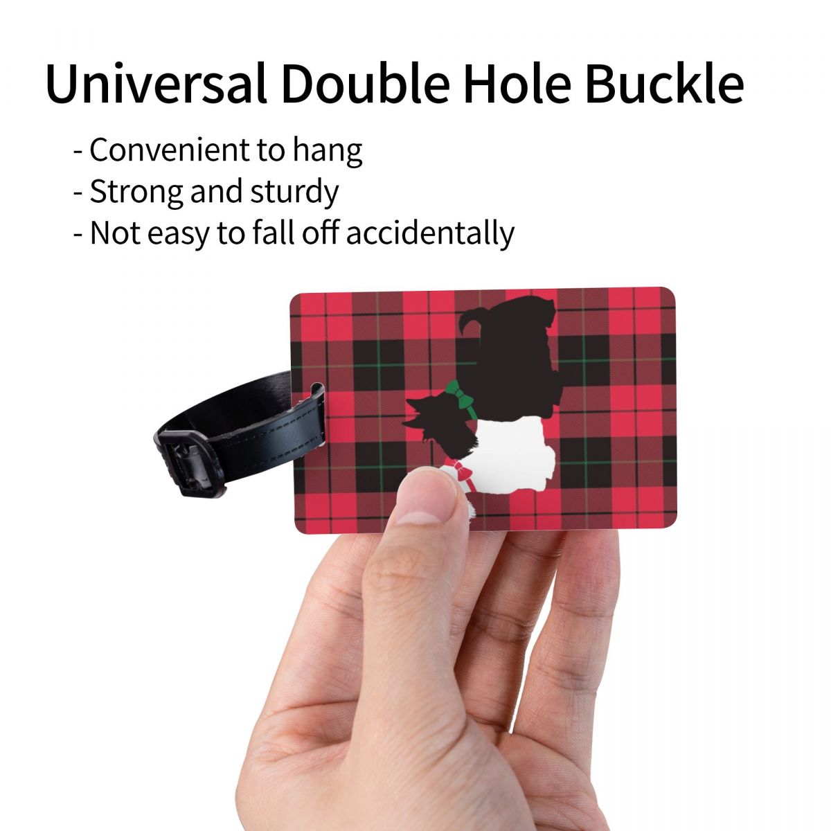 여행 가방용 맞춤형 보그 타탄 스카티 강아지 수하물 태 - Travel Accessories Vogue 리뷰 및 가격