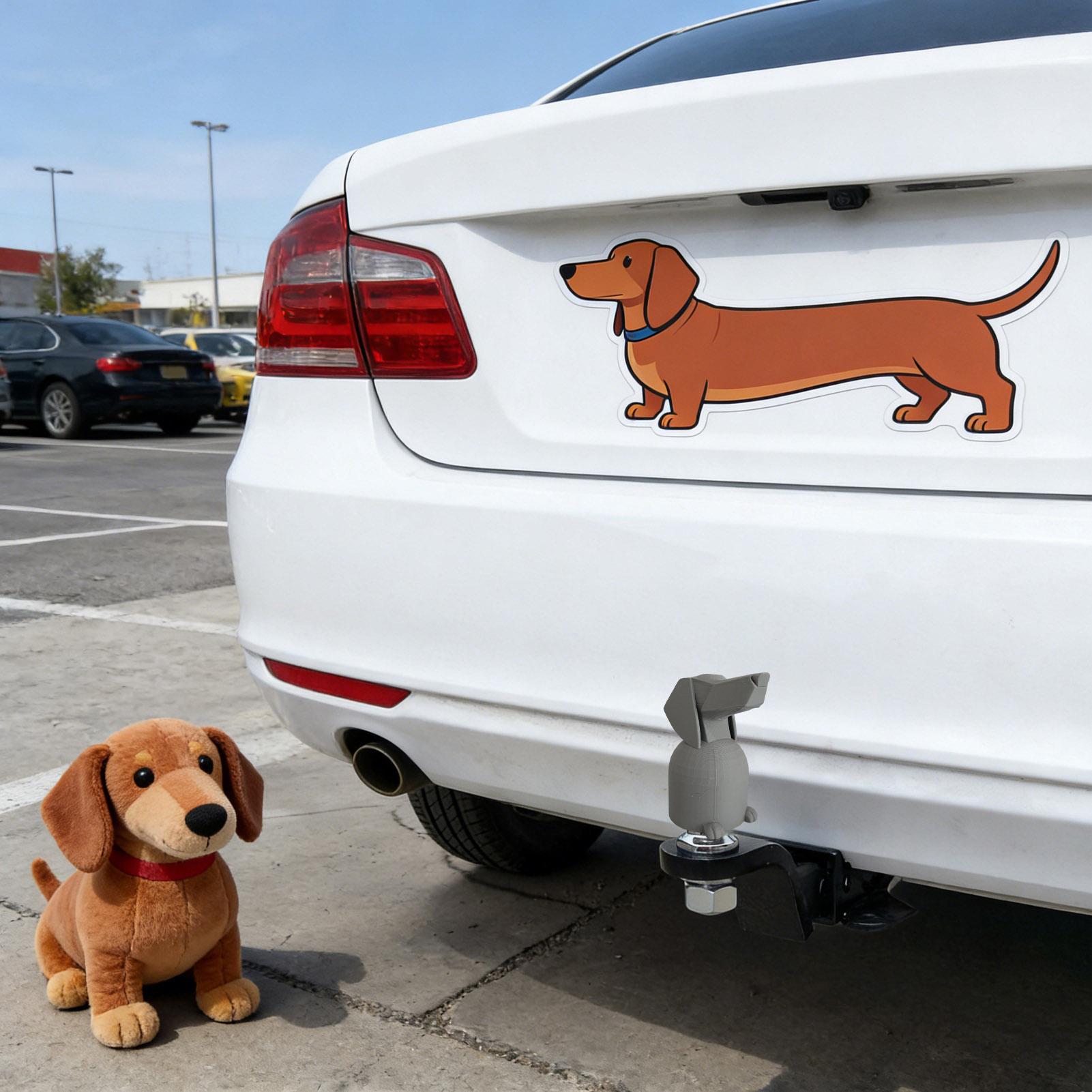 트레일러 히치 커버 닥스훈트 견인 고리 장식 캡 재미있 - Travel Accessories Dog 리뷰 및 가격