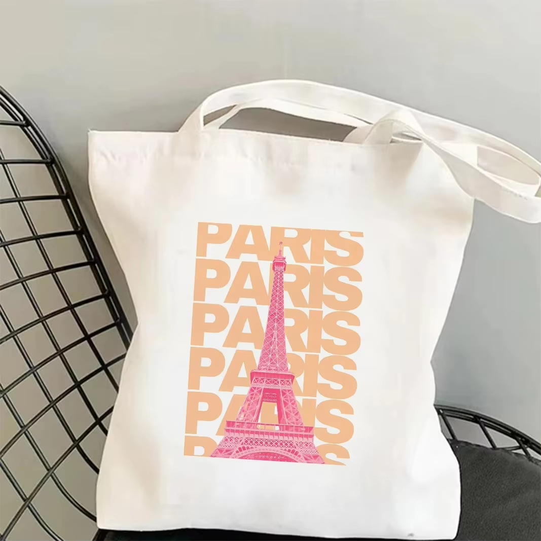 시카고 런던 에펠탑 그래픽 토트백 세계 도시 랜드마크  - Travel Accessories London 리뷰 및 가격