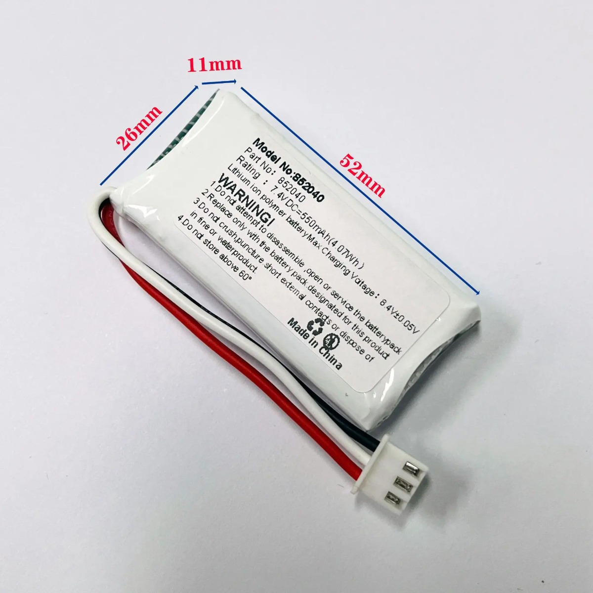 440mAh/550mAh 2S 7.4V 25C 리튬 폴 - Xiaomi Travel Accessories 리뷰 및 가격