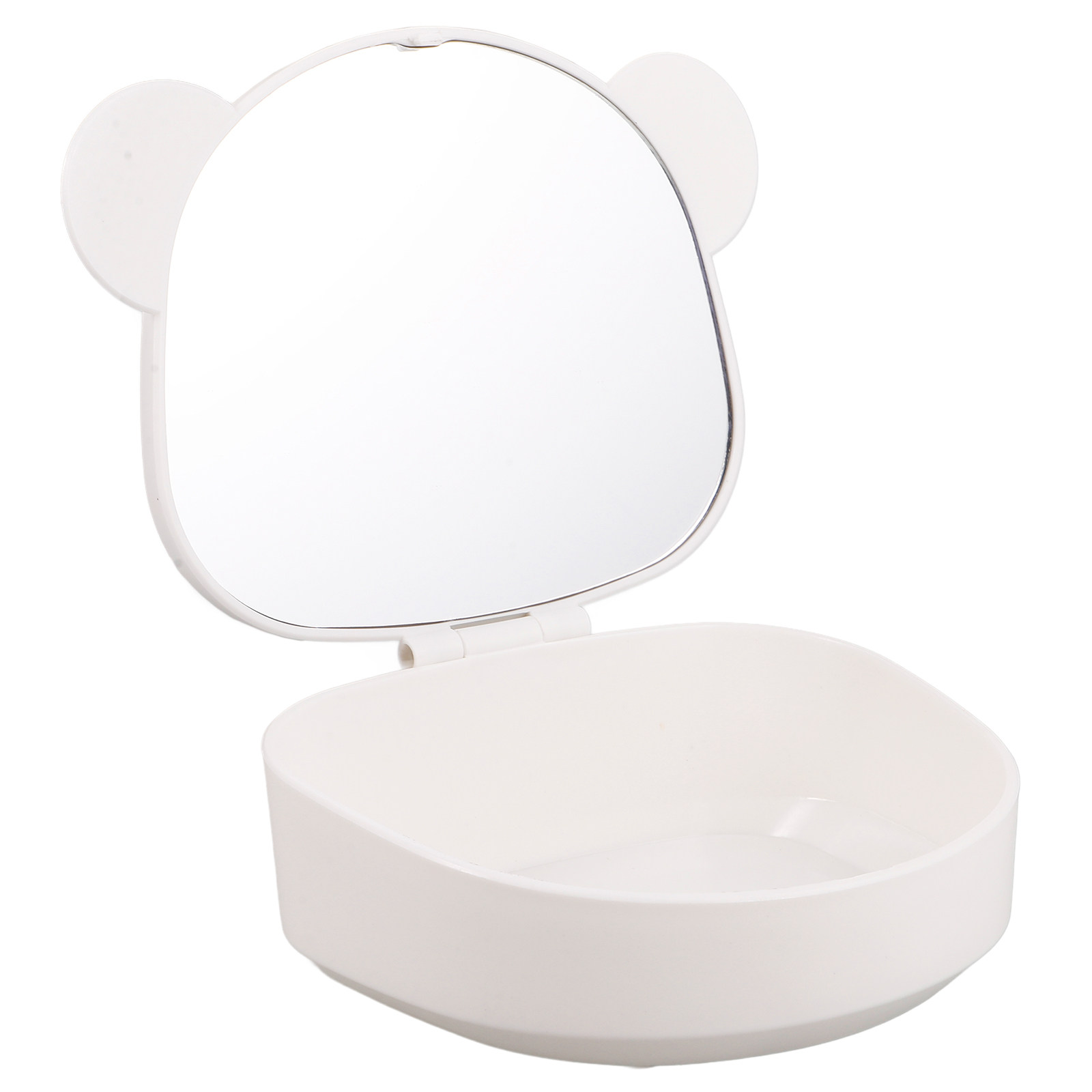 곰 귀 스타일 컴팩트 메이크업 거울 휴대용 여행용 정리 - Accessories Travel Jewelry Box 리뷰 및 가격