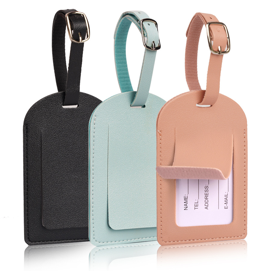여성 남성 수하물 태그 PU 가죽 여행용품 여행 가방  - Travel Accessories International 리뷰 및 가격