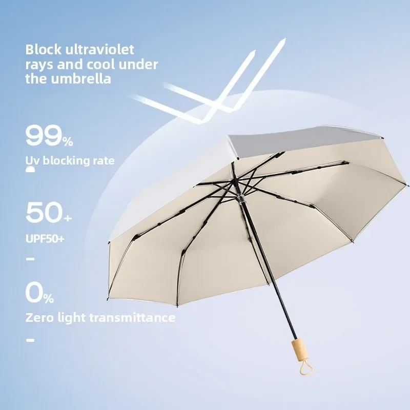 티타늄 실버 컴팩트 우산 자동 접이식 유니섹스 UPF5 - Travel Umbrella Compact 리뷰 및 가격