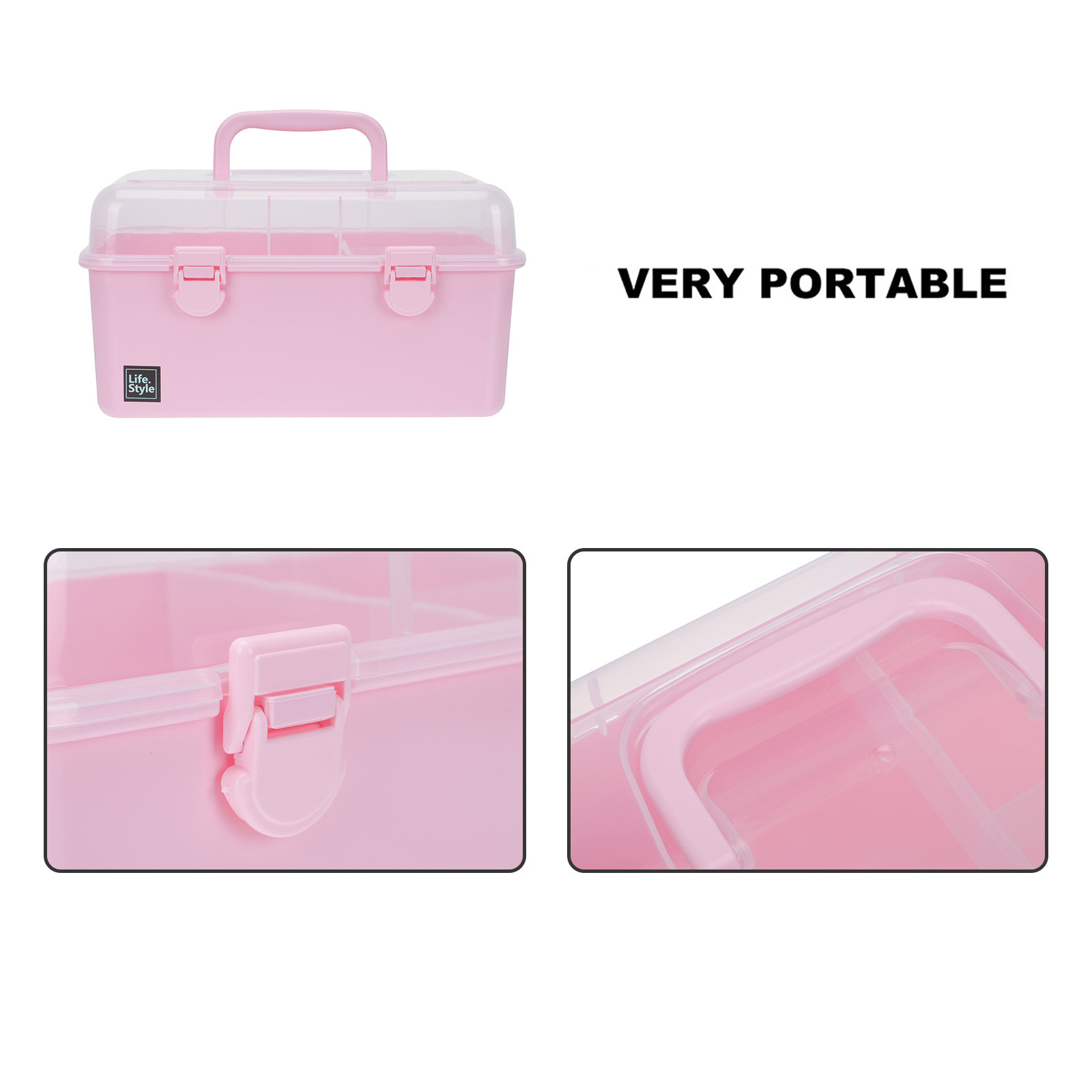 1Pcs 2단계 헤어 액세서리 상자 화장품 보석을위한  - Accessories Travel Jewelry Box 리뷰 및 가격