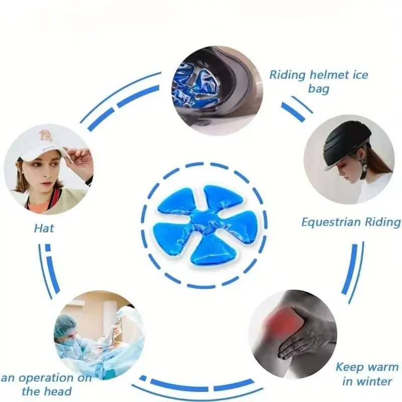 파란색 조절 가능 PVC 젤 아이스팩 재사용 가능 쿨링 - Travel Accessories Pack 리뷰 및 가격