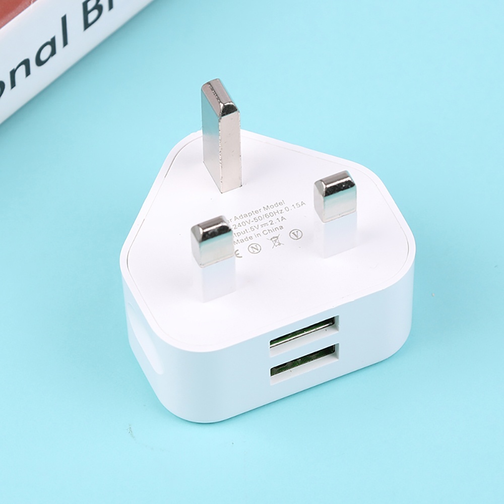 유니버설 3핀 영국 플러그 1/2 USB 포트 충전 어 - Xiaomi Travel Accessories 리뷰 및 가격