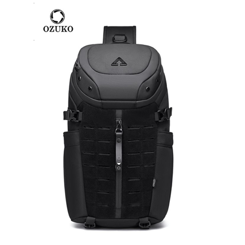 오주코 체스트백 크로스백 남성용 방수 USB 남성 크로 - Travel Accessories For Men 리뷰 및 가격