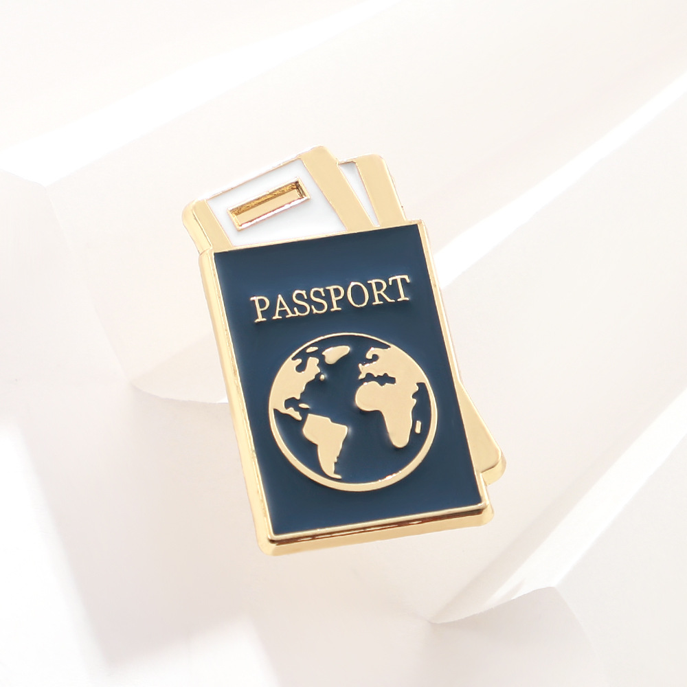 여권 비행기 지구 모험 여행 생활 에나멜 핀 브로치 여 - Qantas Travel Accessories 리뷰 및 가격