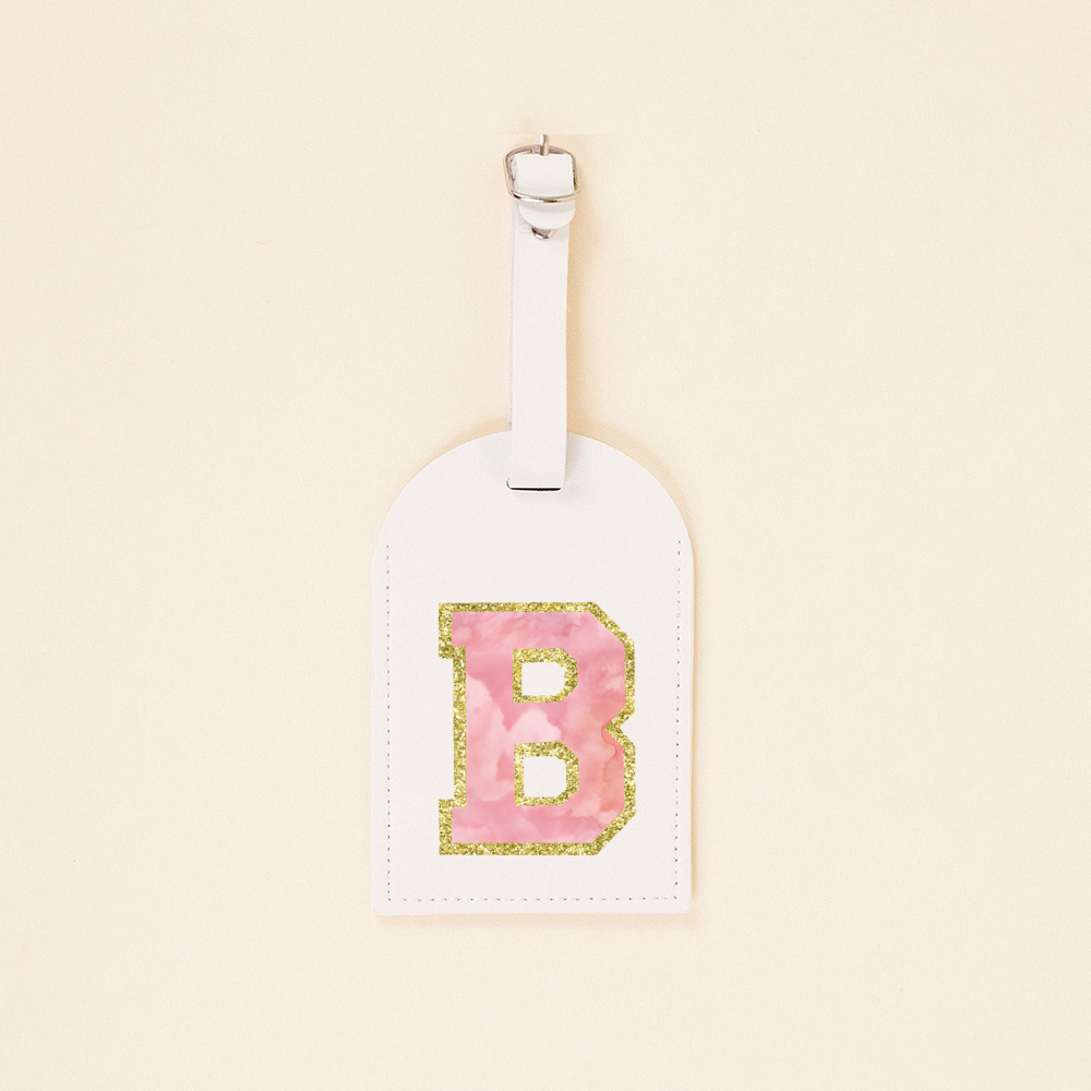 레터 모노그램 수하물 태그, 여아용 PU 가죽, 여행  - Travel Accessories Gifts For Her 리뷰 및 가격