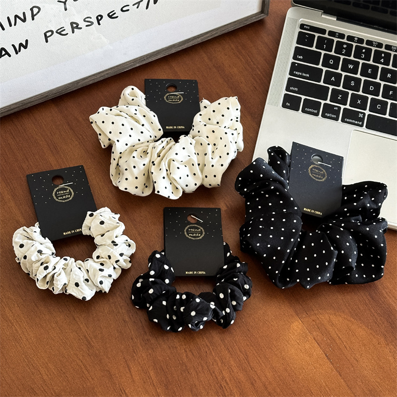 11cm/14cm 도트 헝겊 Scrunchies 여자  - Travel Accessories To Gift 리뷰 및 가격