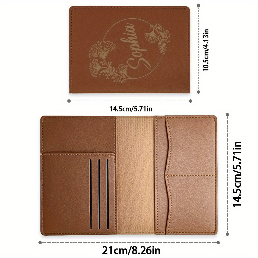 우아한 꽃무늬 맞춤 이름 방수 여권 케이스 다중 슬롯  - Travel Accessories Gifts For Her 리뷰 및 가격