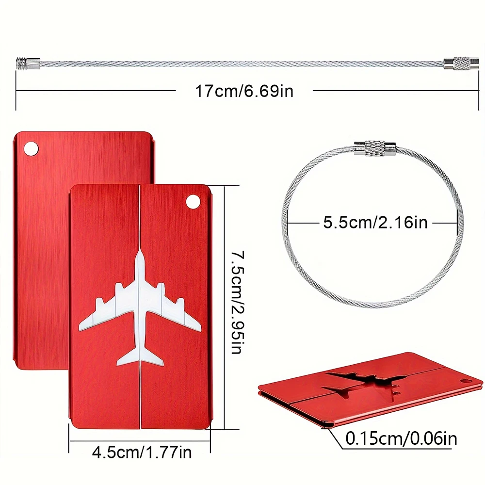알루미늄 합금 여행 수하물 태그 교수형 태그 가방 태그 - Qantas Travel Accessories 리뷰 및 가격