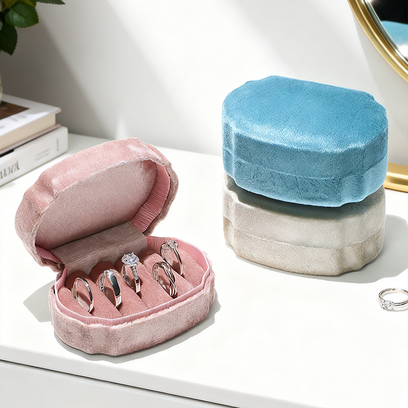 벨벳 반지 케이스 프리미엄 보석 포장 상자 보석 정리함 - Accessories Travel Jewelry Box 리뷰 및 가격