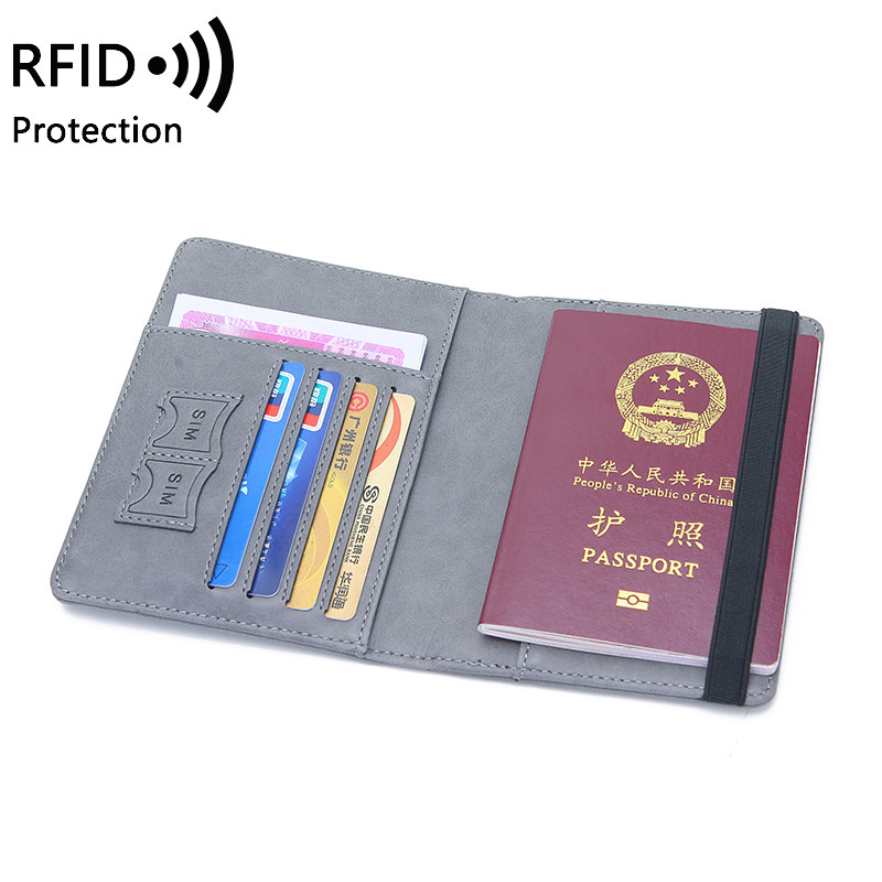 남녀공용 PU 가죽 여권 홀더 - 신용/신분증 및 티켓 - Travel Accessories Useful 리뷰 및 가격