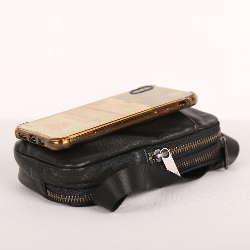 남성용 미니 사첼 핸드메이드 소가죽 핸드폰 팩, 메신저 - Travel Accessories Luxury 리뷰 및 가격