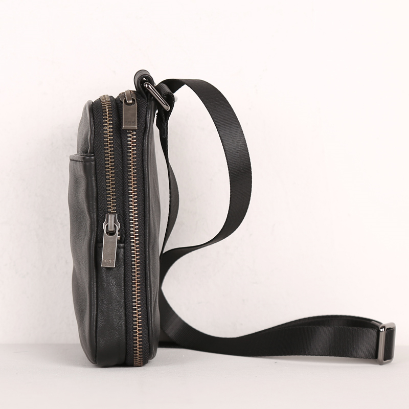 남성용 미니 사첼 핸드메이드 소가죽 핸드폰 팩, 메신저 - Travel Accessories Luxury 리뷰 및 가격