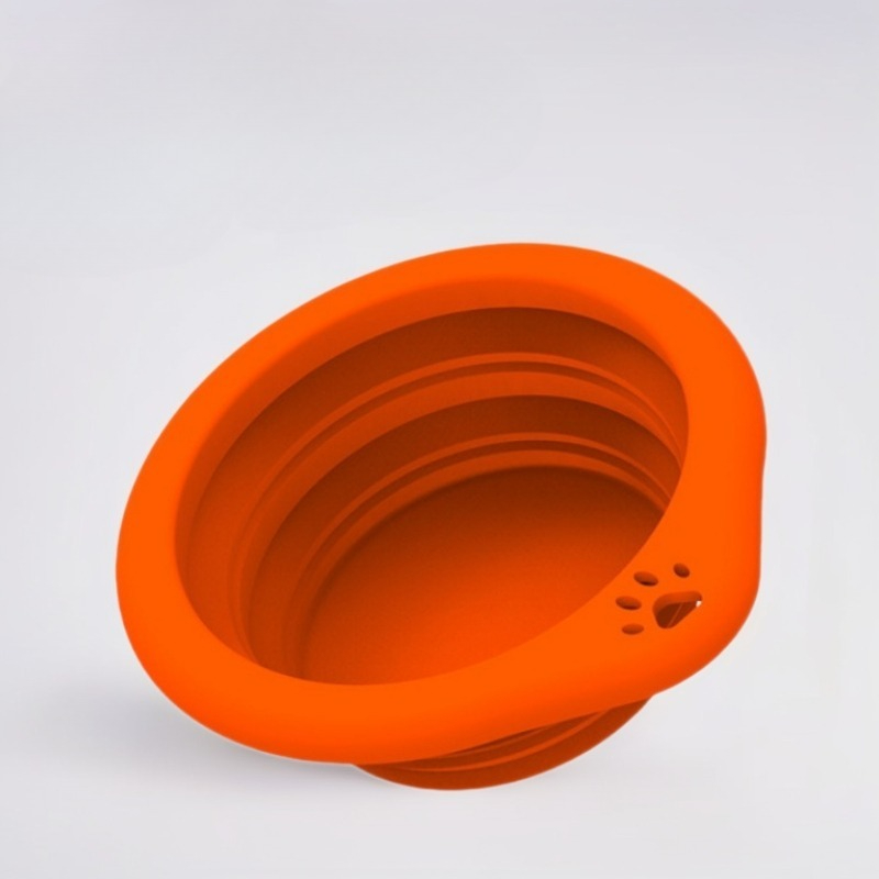 휴대용 실리콘 애완 동물 그릇 개를위한 접이식 라운드  - Travel Accessories Dog 리뷰 및 가격