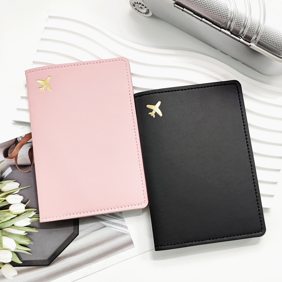 2PCS 세트 연인 또는 자매 PU 가죽 비행기 여권  - Qantas Travel Accessories 리뷰 및 가격