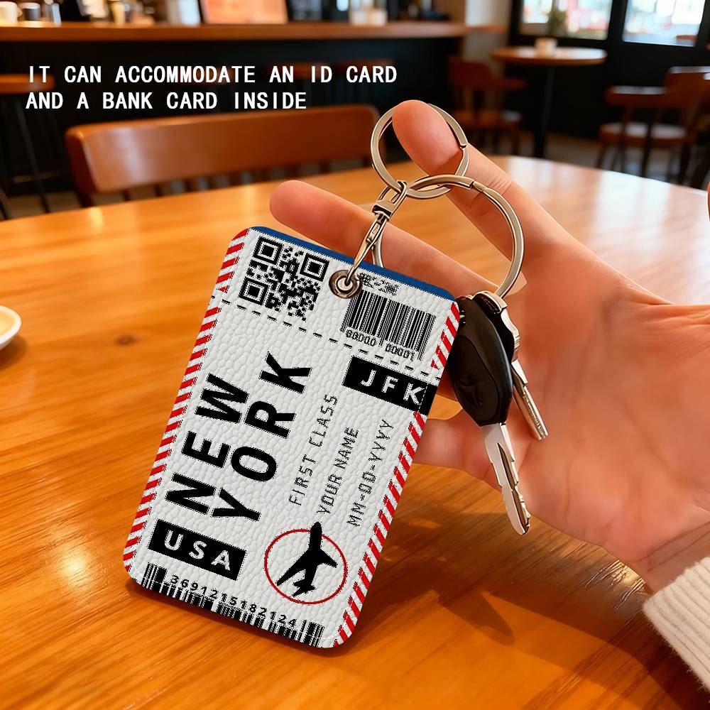 항공권 런던 파리 여행용 열쇠고리 가죽 액세스 카드 홀 - Travel Accessories London 리뷰 및 가격