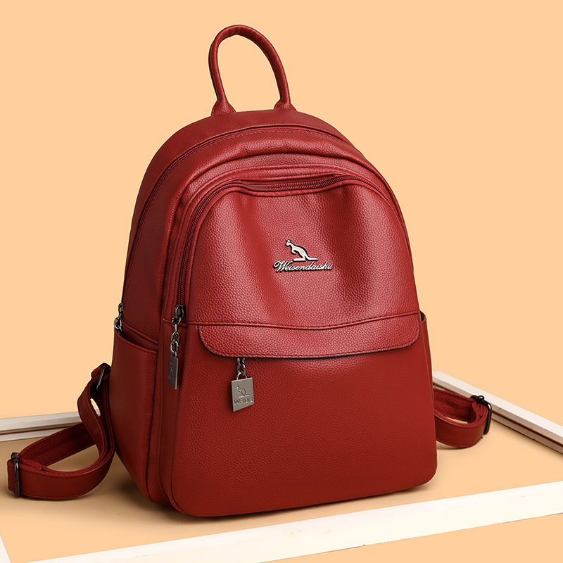 하이 퀄리티 가죽 배낭 여성용 숄더백, 럭셔리 디자이너 - Travel Accessories Luxury 리뷰 및 가격