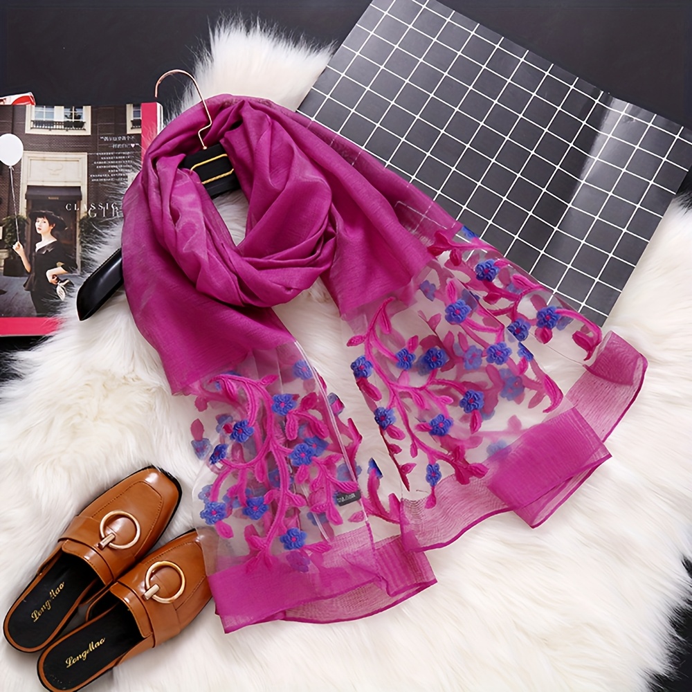 우아한 롱 숄 스카프 - 핑크/베이지/피치 색상에 검은 - Travel Accessories Luxury 리뷰 및 가격