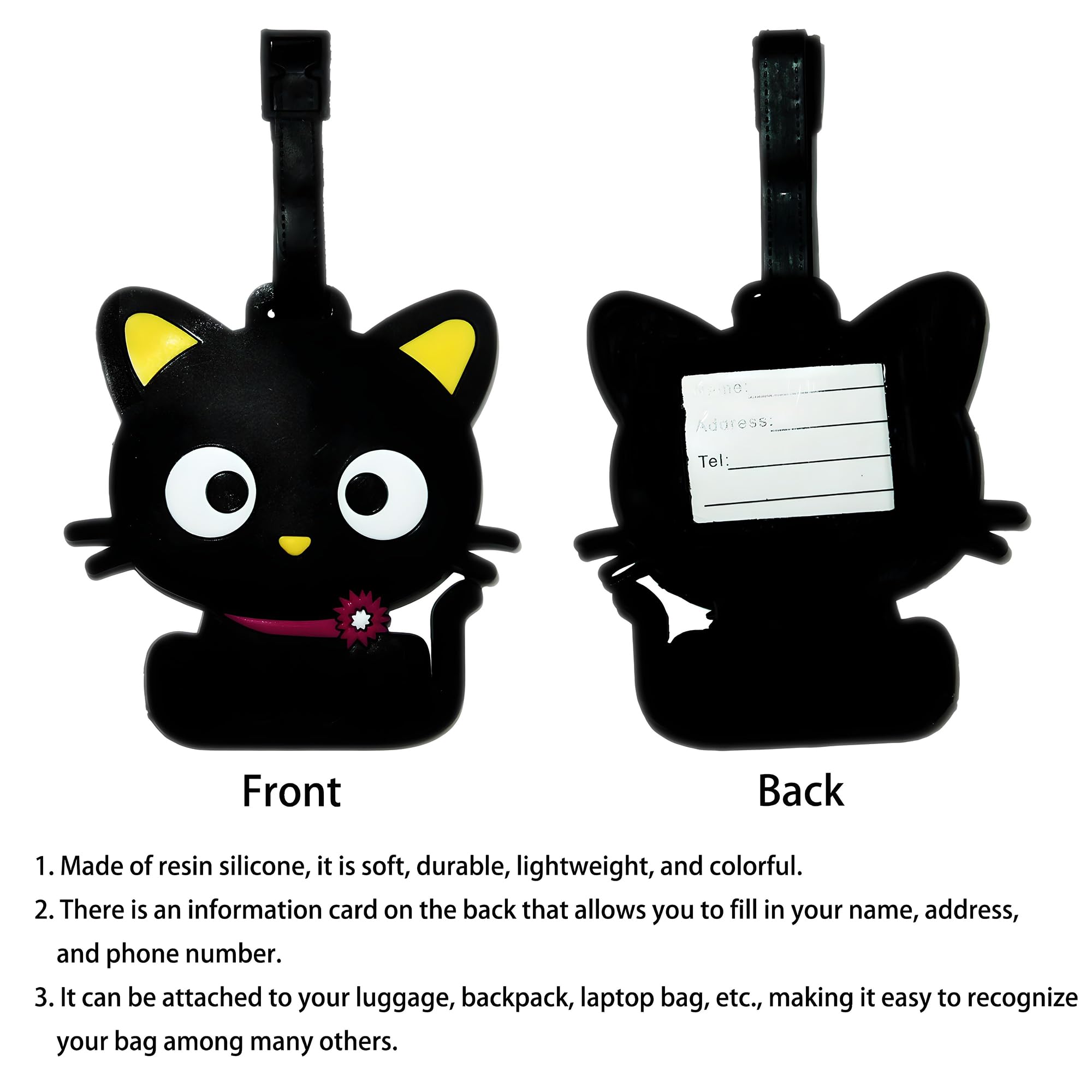 귀여운 동물 수하물 태그 여행용 고양이 강아지 똥 공룡 - Travel Accessories Dog 리뷰 및 가격
