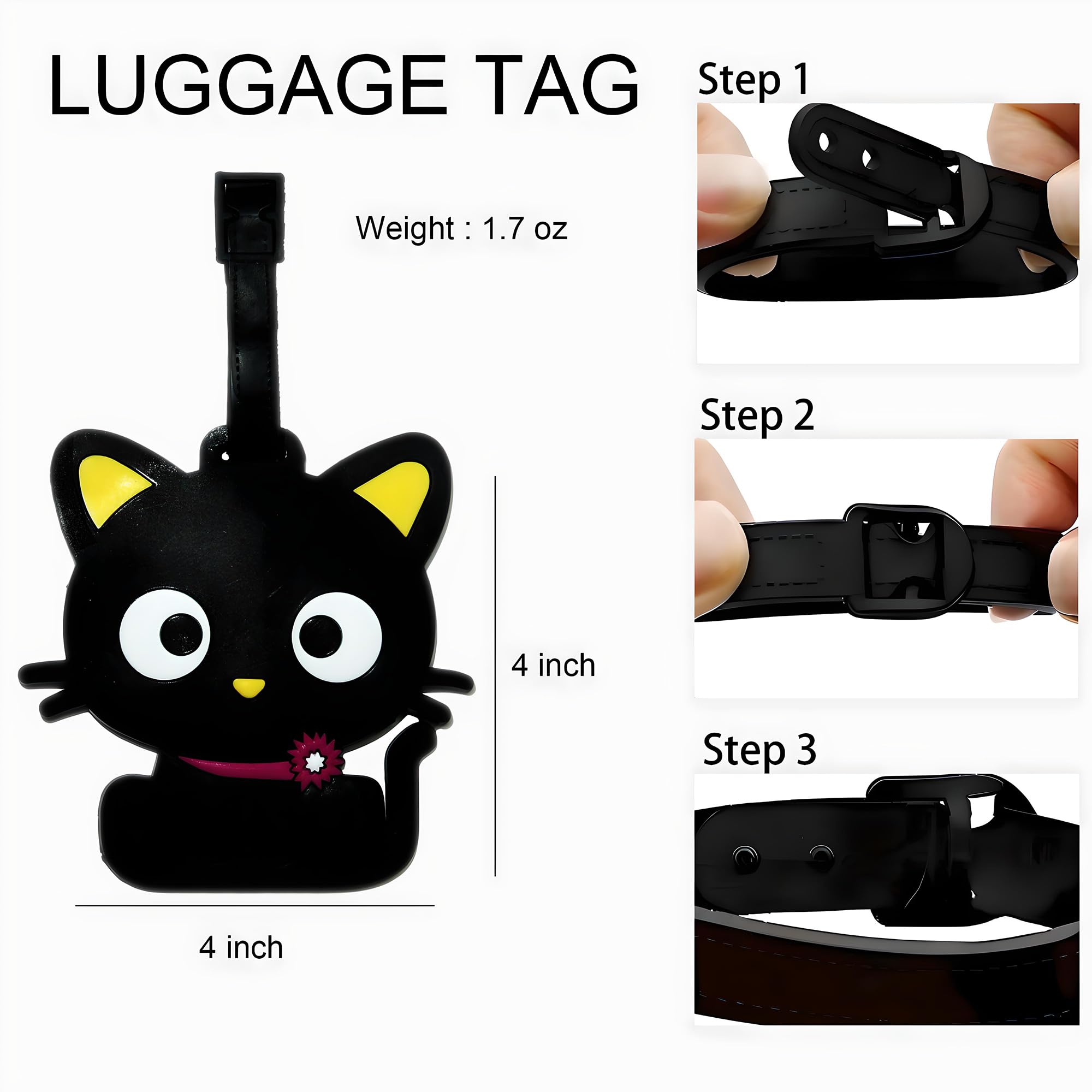 귀여운 동물 수하물 태그 여행용 고양이 강아지 똥 공룡 - Travel Accessories Dog 리뷰 및 가격