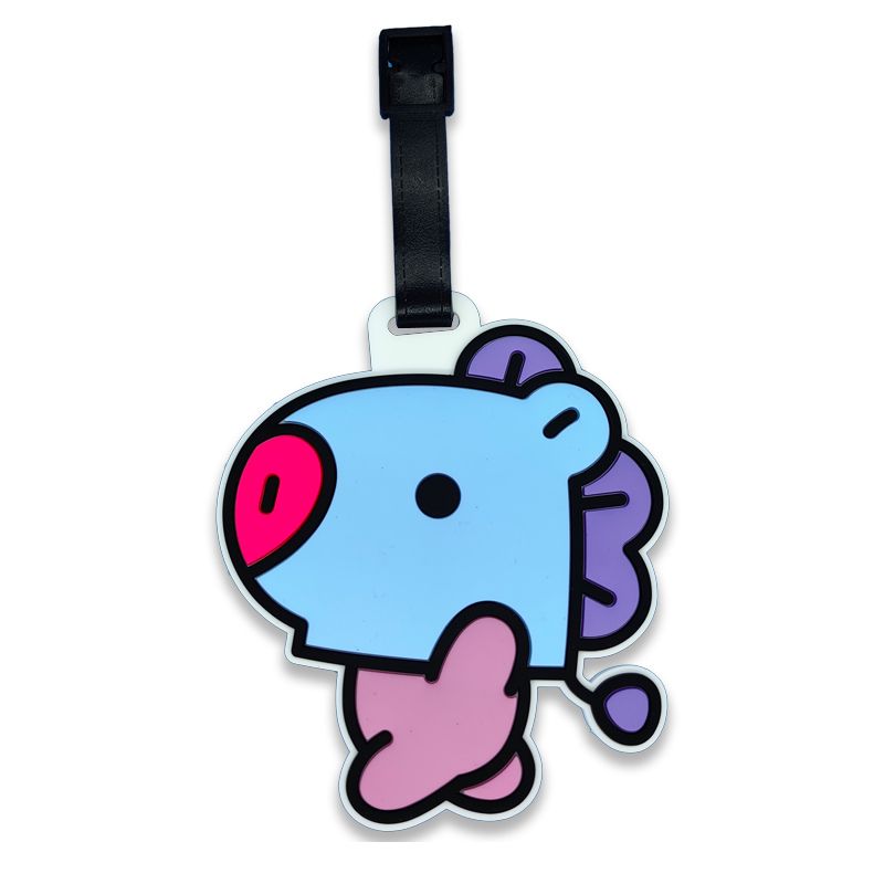 BT21 만화 귀여운 키체인 카와이 유니섹스 수하물 태 - Travel Accessories To Gift 리뷰 및 가격