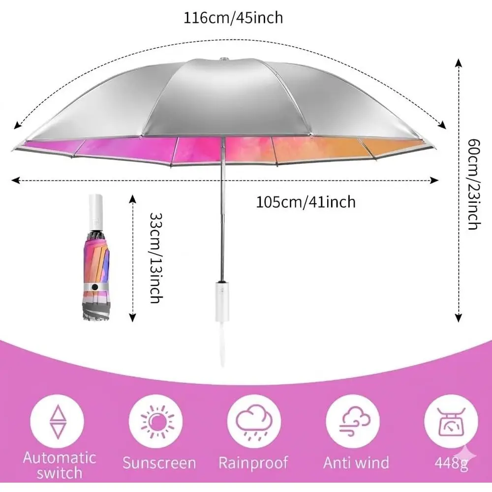 50+ 자외선 차단 휴대용 우산, 자동 개폐 여행용 우 - Travel Umbrella Compact 리뷰 및 가격