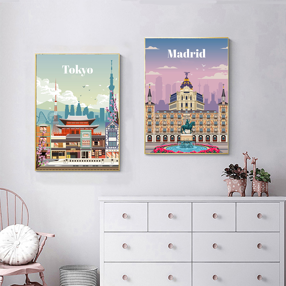 City Landscape Diamond Paintin - Travel Accessories London 리뷰 및 가격